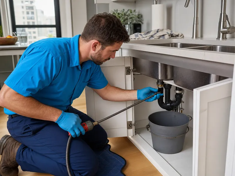 Kitchen sink, Manhattan apartment