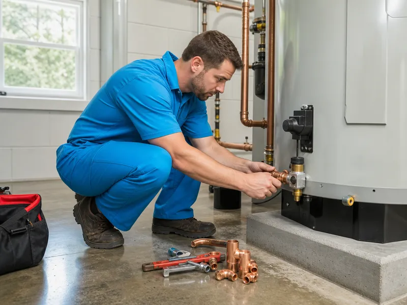 Water heater installation