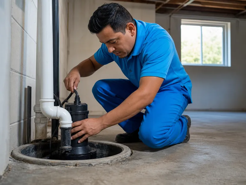 Sump pump service