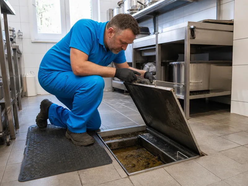 Grease trap cleaning