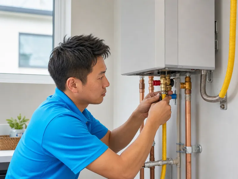 Water heater installation