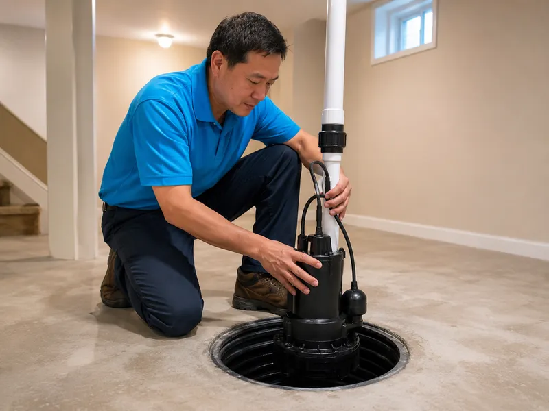 Sump pump service