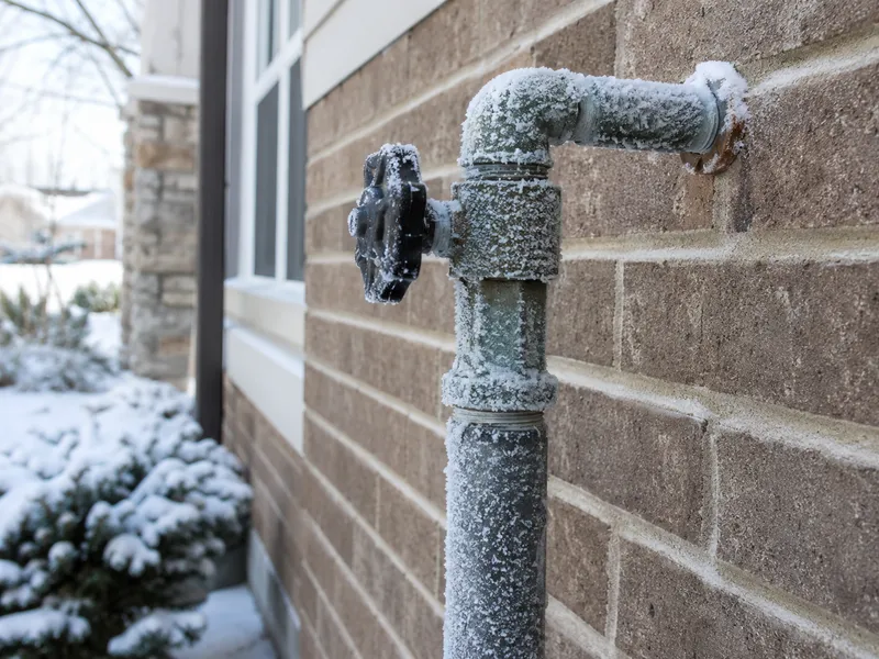 Frozen pipe