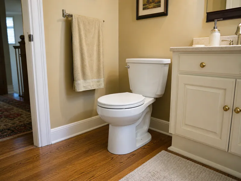 Brooklyn brownstone toilet