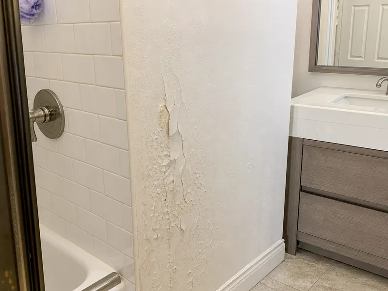 Cracked or bubbling paint