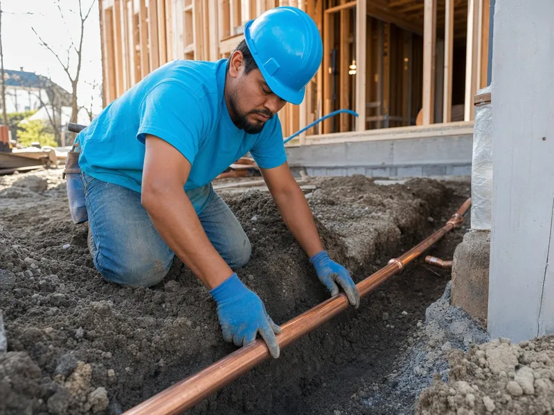 Service line installation