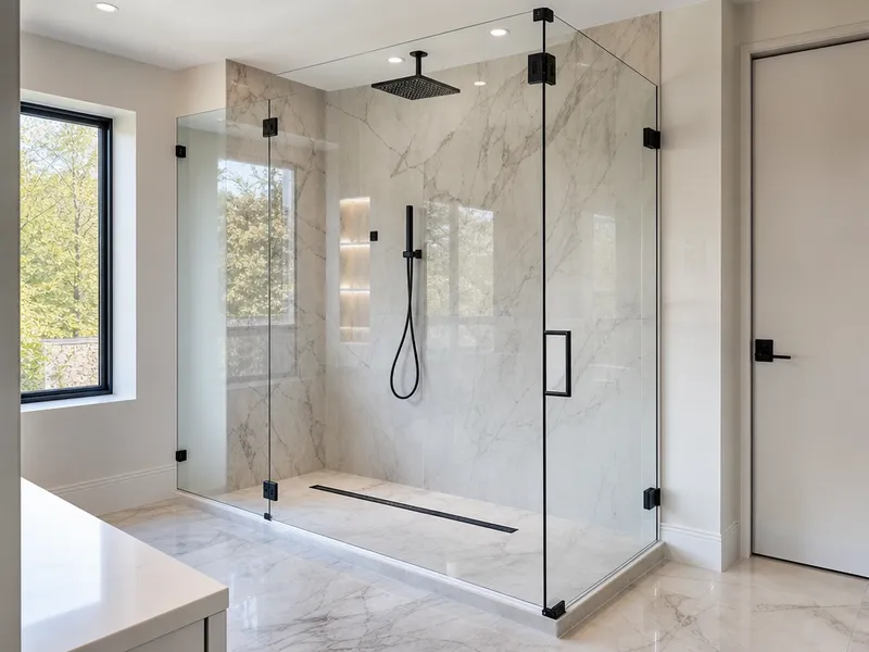 Custom shower enclosure