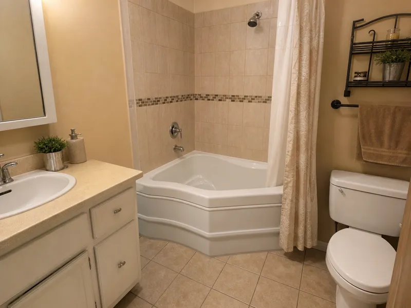 Corner tub
