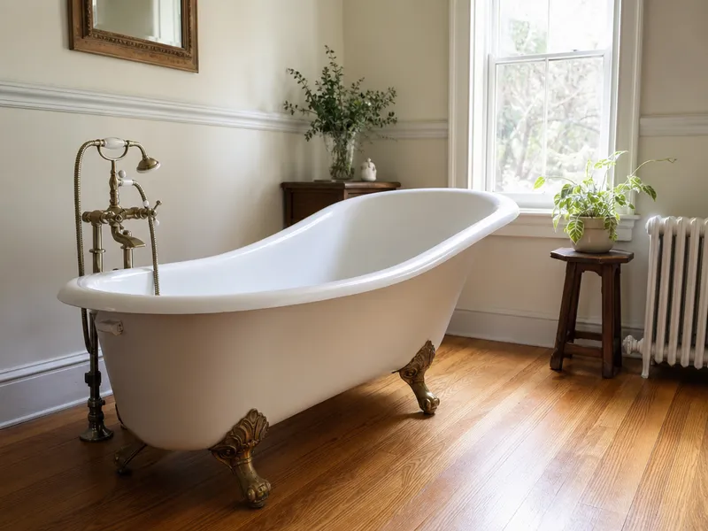 Clawfoot tub