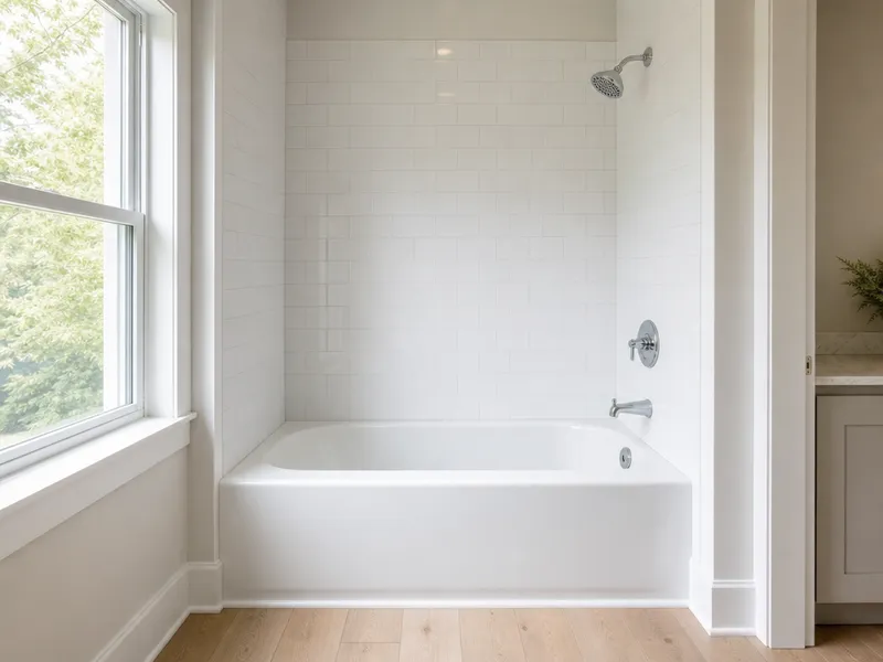 Alcove tub