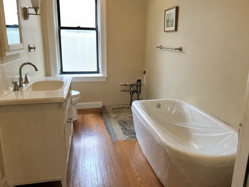 Cast iron to acrylic, Manhattan co-op