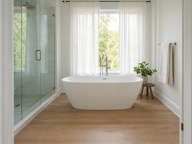 Freestanding soaking tub, Queens