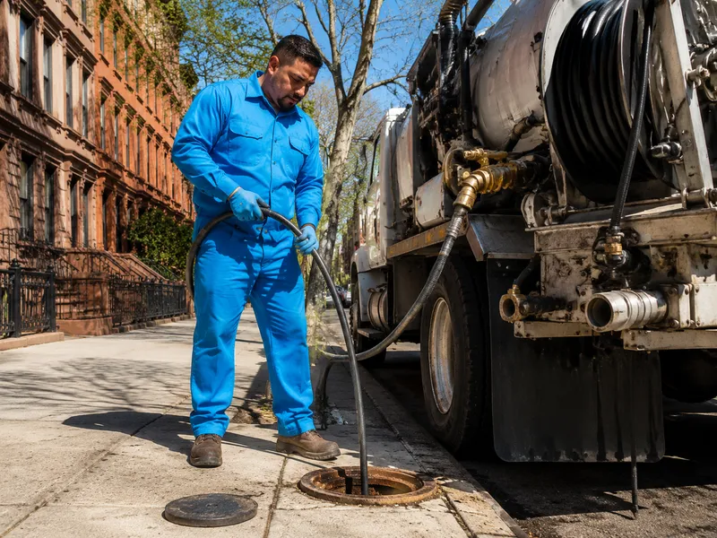Main line drain cleaning