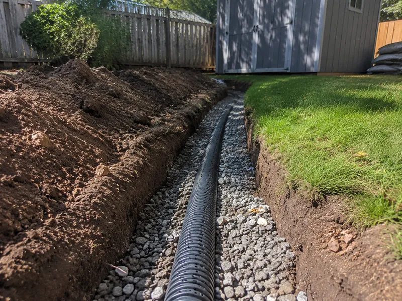 Yard drainage, Staten Island
