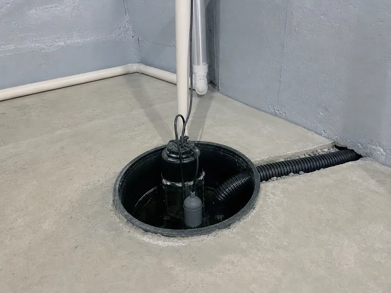 Sump pump + French drain combo