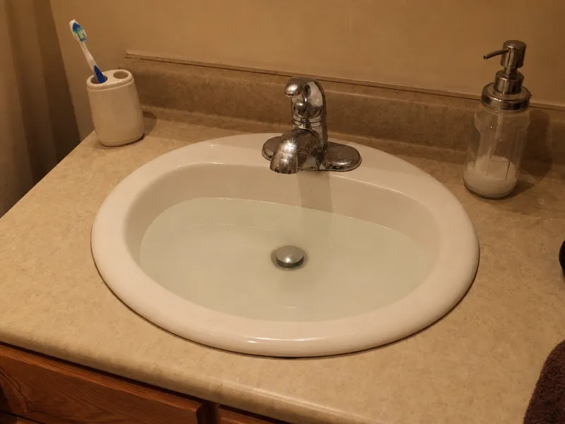 Slow bathroom drain