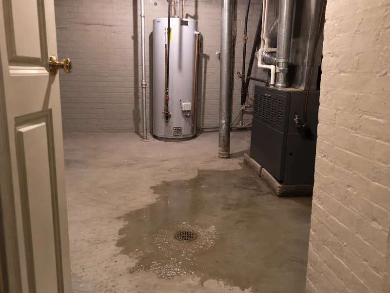 Floor drain backup