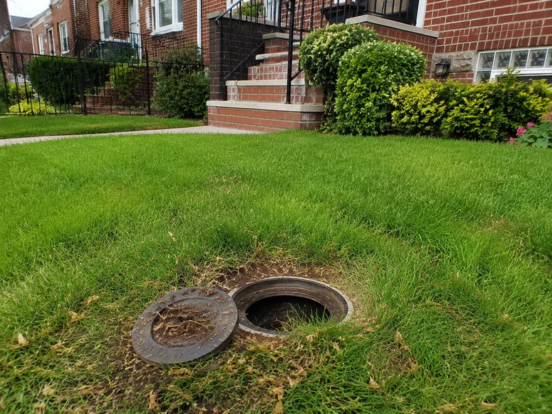 Main sewer line clog