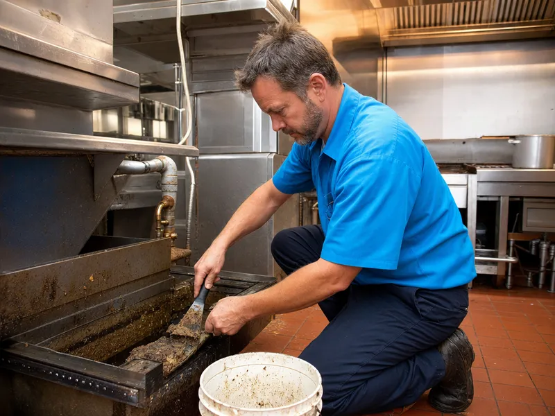Grease trap, Manhattan restaurant