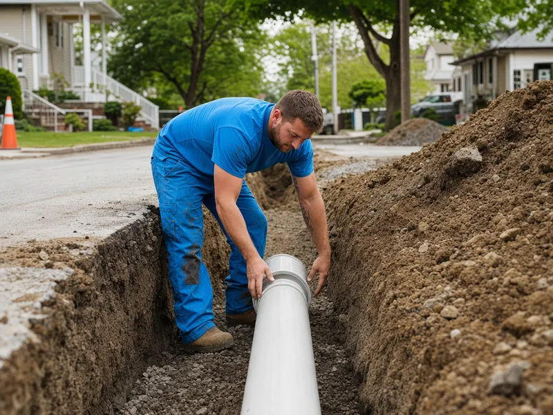 Storm drain installation