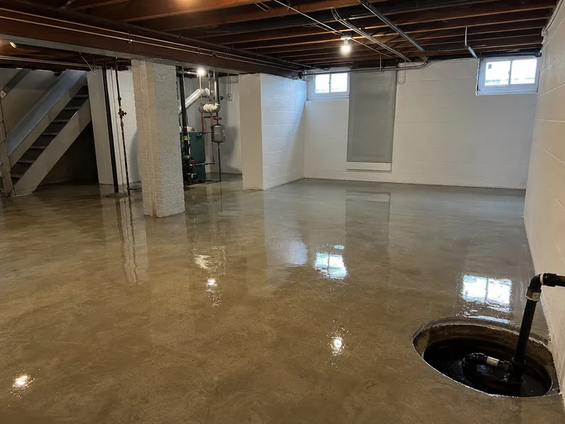 Flooding yard or basement