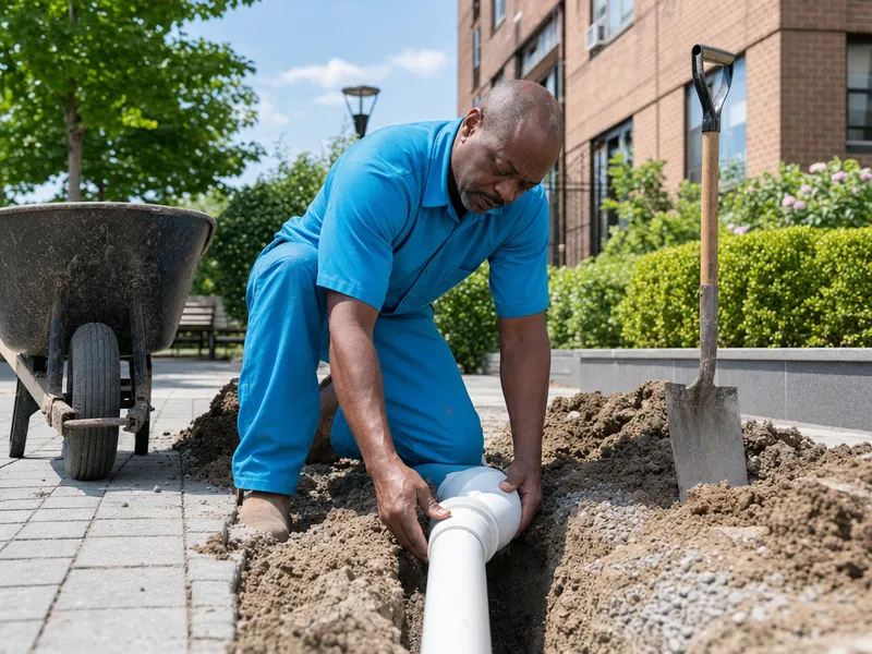 New storm drain system, Queens co-op