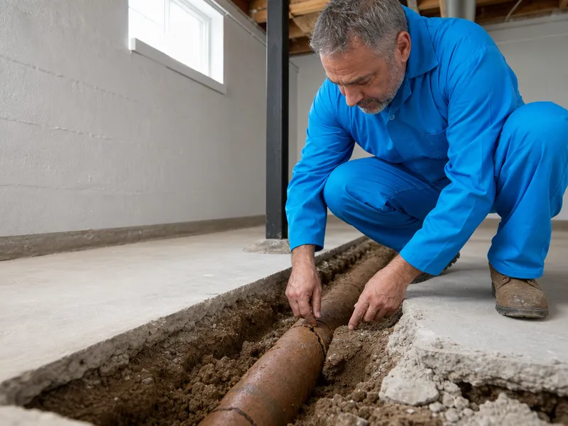 Drain tile repair