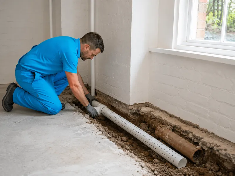 Weeping tile replacement