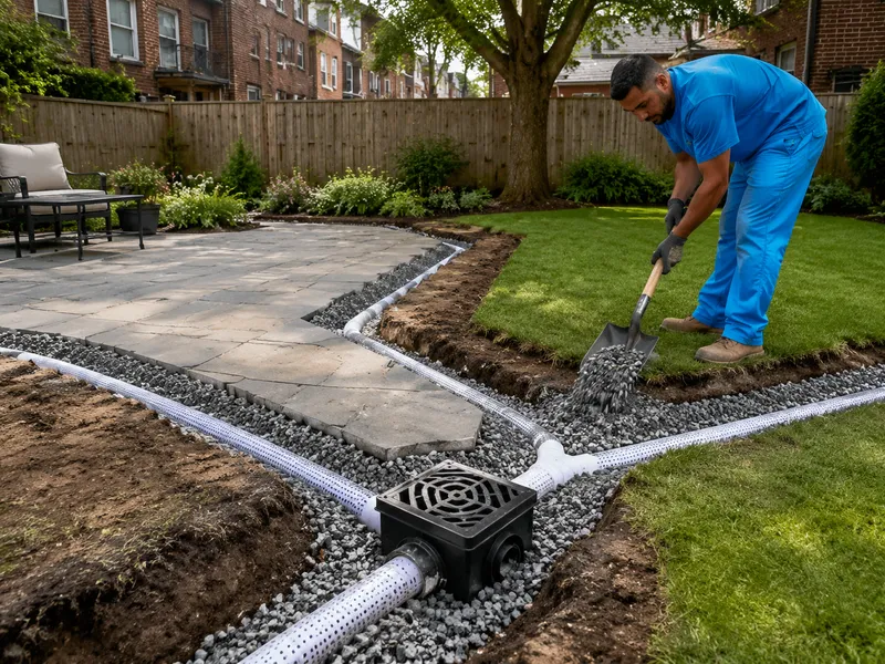 Yard drainage solutions