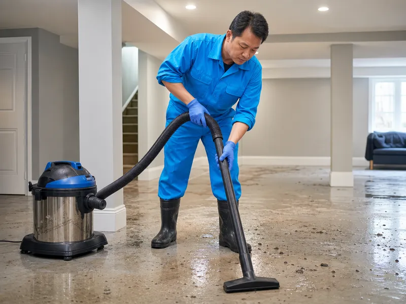 Sewer backup cleanup