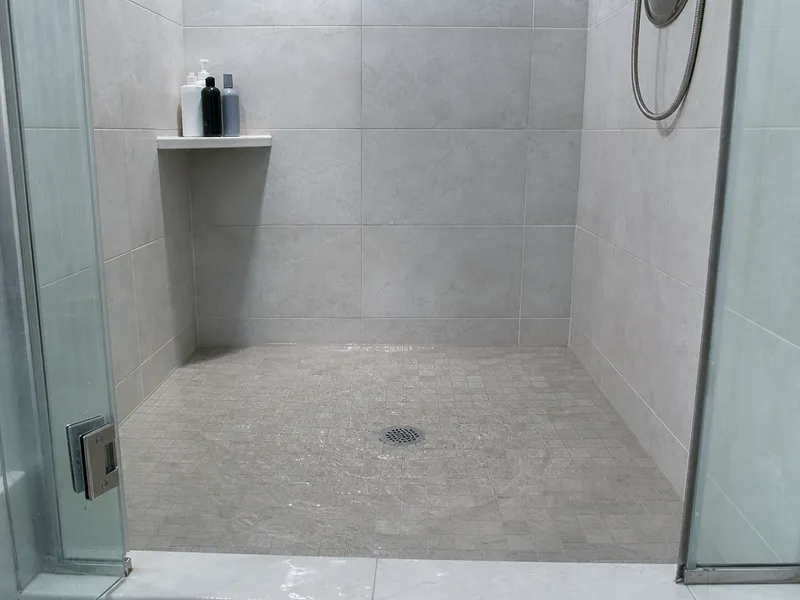 Shower drain clog