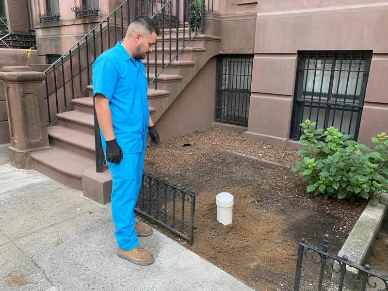 Sewer cleanout installation