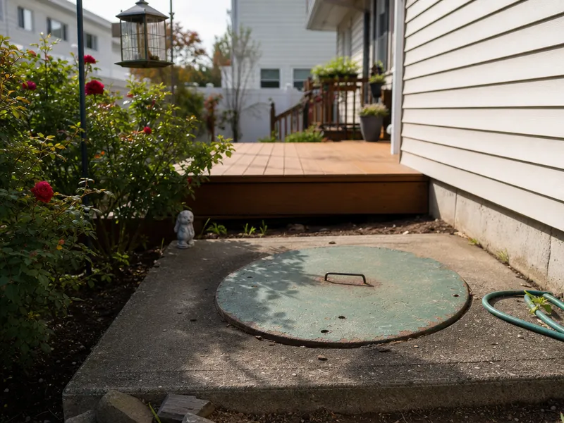Staten Island older septic tank