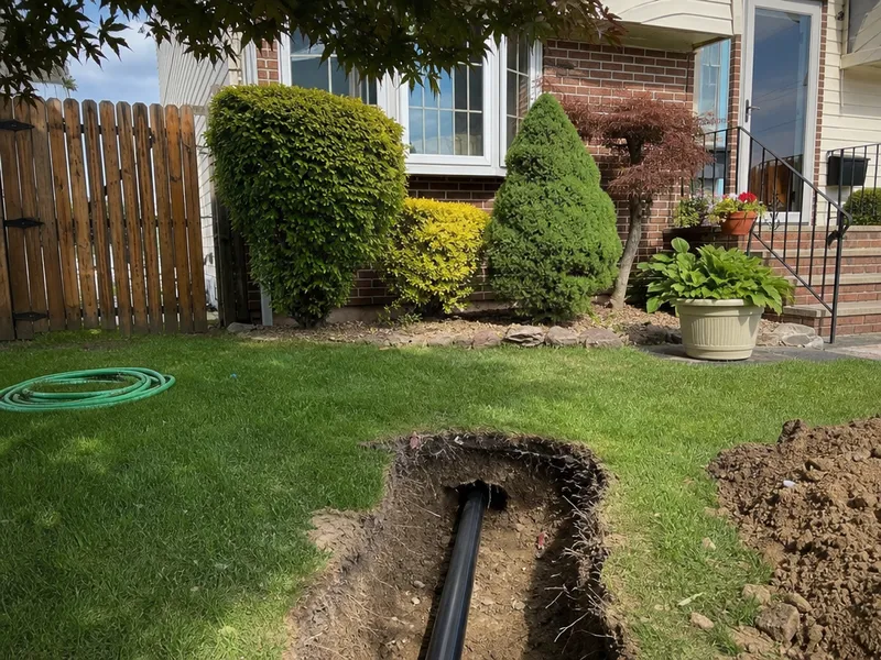 Queens clay sewer pipe