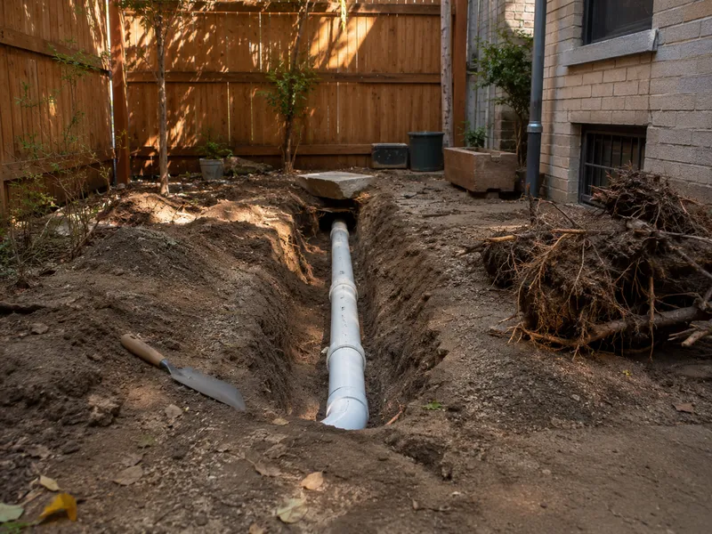 Drain pipes, Brooklyn