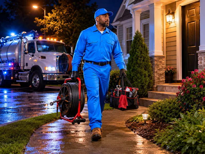Emergency sewer cleaning