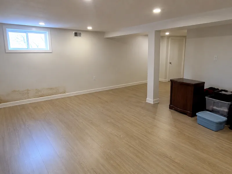 Sewer backup in basement