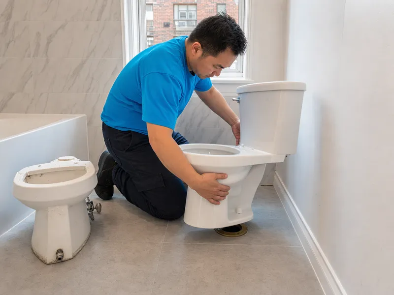 Toilet installation