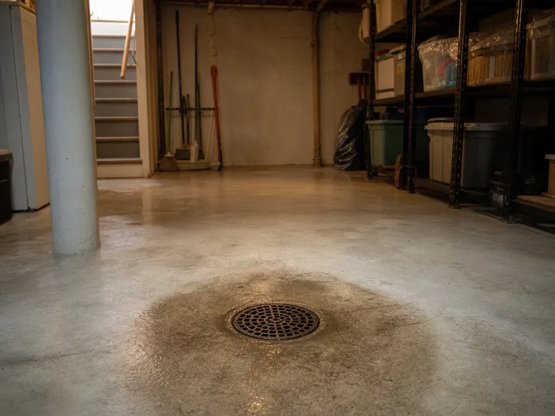 Sewer odor in basement
