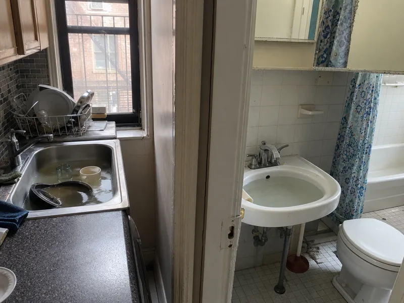Multiple drains backing up