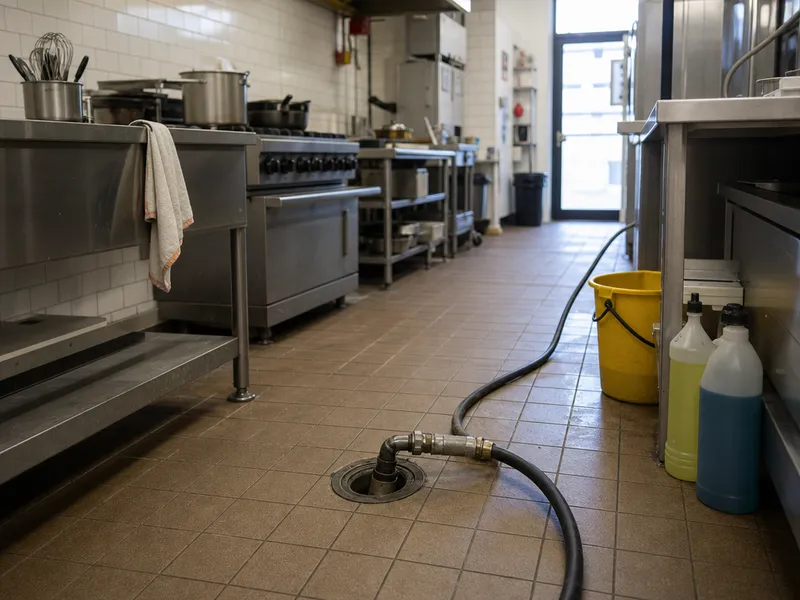 Manhattan restaurant kitchen