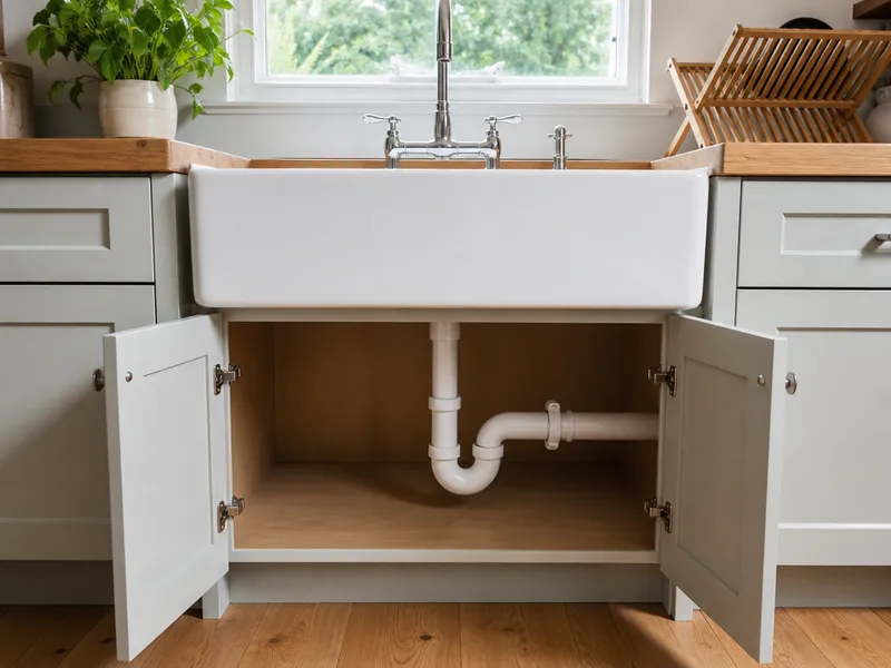 Farmhouse / apron sink drain