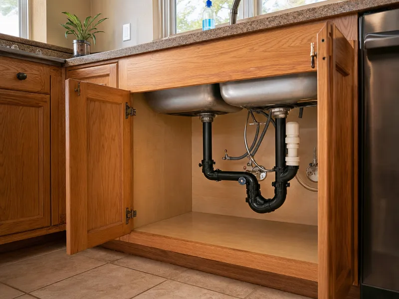 Vent retrofit, gurgling sink