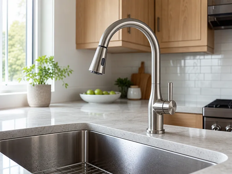 Pull-down kitchen faucet