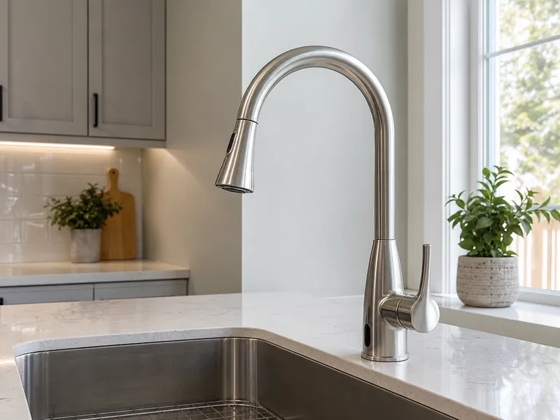 Touchless / motion-sensor kitchen faucet