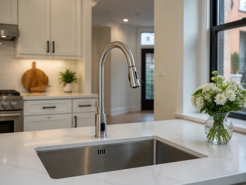 Kohler touchless in brownstone