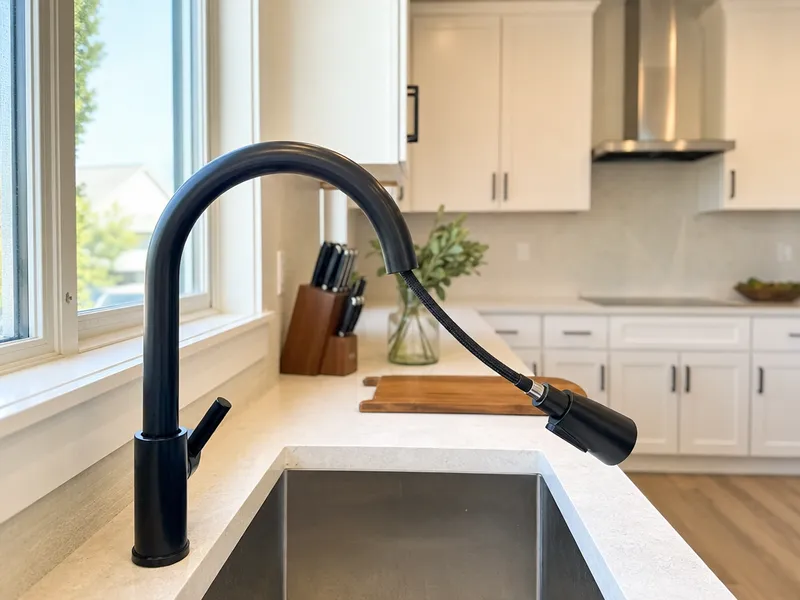 Pull-out in renovated kitchen
