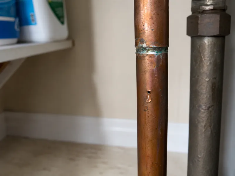 Queens single-family — copper pipe