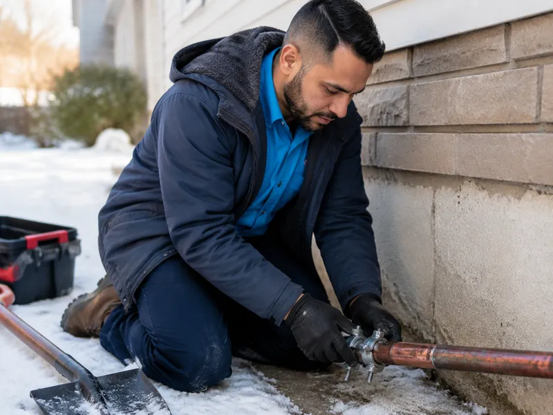 Staten Island — outdoor pipe burst