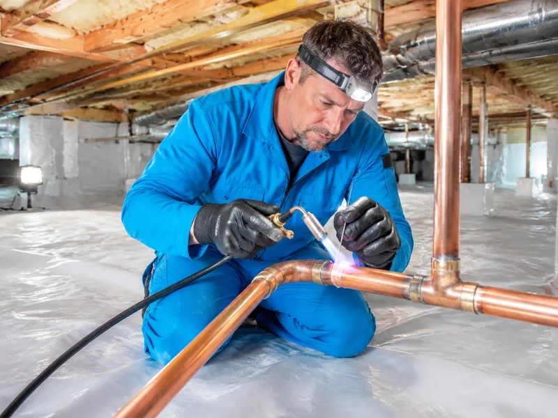 Copper repiping